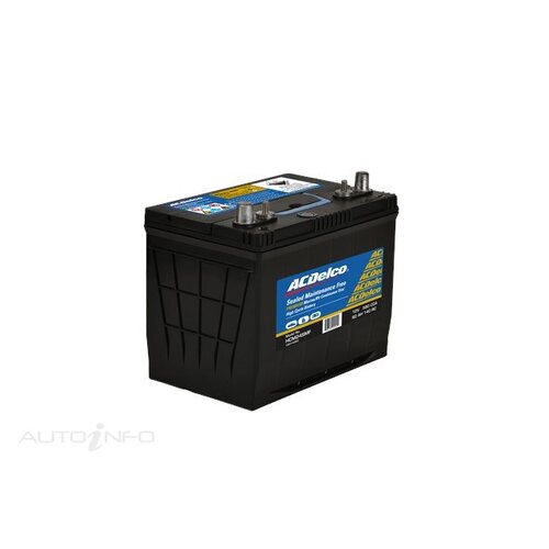 AC Delco Battery, 580 CCA, 82 Ah, 140 RC (Min), SAE/STUD Terminal, LHP, Each