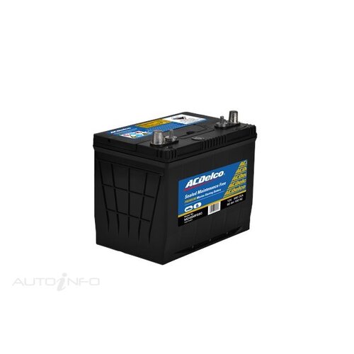 AC Delco Battery, 600 CCA, 70 Ah, 115 RC (Min), SAE/STUD Terminal, LHP, Each