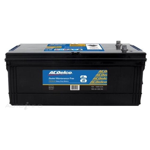 AC Delco Battery, 1000 CCA, 150 Ah, 300 RC (Min), SAE Terminal, RHP, Each