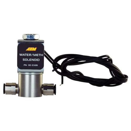 AEM Water Methanol part, 2-Way, 12V Stainless Body, For Use w/ AEM Water/Methanol Injection Systems
