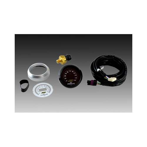 AEM Oil Pressure Gauge, Digital Oil Fuel Pressure Gauge 0-150 PSI