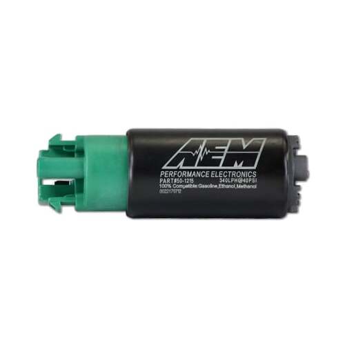AEM Fuel Pump, 65mm Body, Offset Inlet