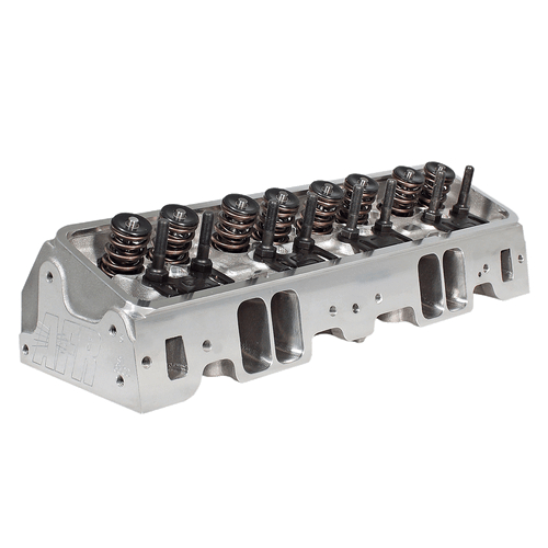 AFR Cylinder Head, 23° SBC 180cc Street Heads, straight plug w/heat riser, 75cc, Assembled, Pair