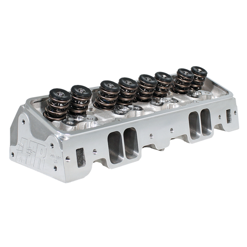 AFR Cylinder Head, 23 SB Chev, 195cc Competition Package Heads w/heat riser, L98 angle plug, 65cc chambers, Assembled, Pair