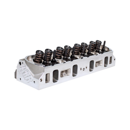 AFR Cylinder Head, 23° SBC 195cc Competition Package Heads w/heat riser, L98 angle plug, 65cc chamber, No Parts, Pair