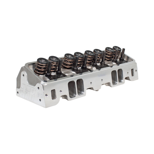AFR Cylinder Head, 23° SBC 227cc Competition Package Heads, spread port exhaust, 65cc chambers, No Parts, Pair
