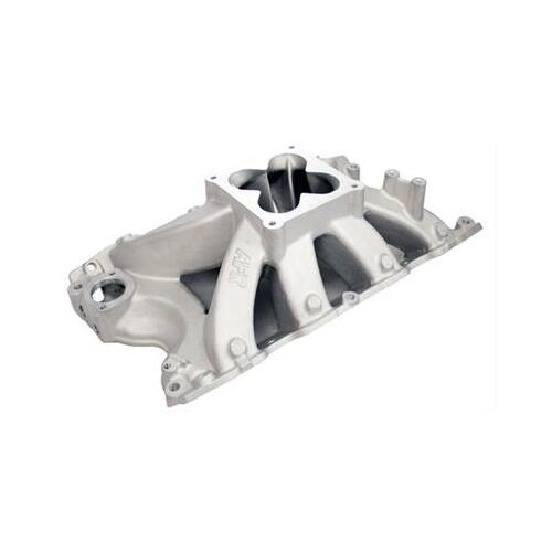 AFR Intake Manifold, BB Ford Bullitt, Aluminum, Natural, Single Plane, 4500 Square-Bore Flange, Each