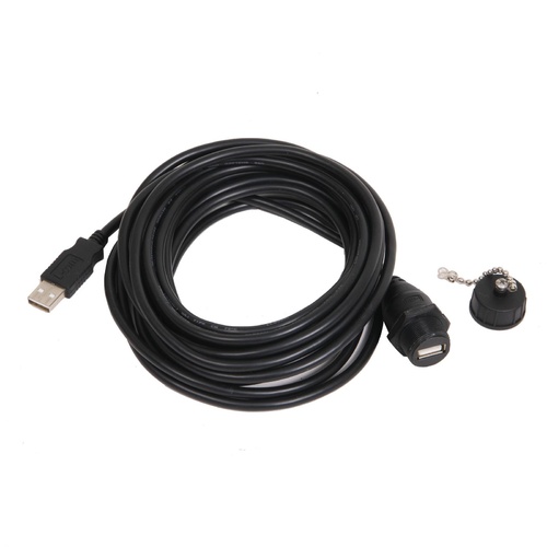 Altronics Water Proof Bulkhead USB cable- Allows for running USB cable through trailer wall.