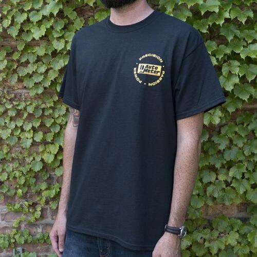 Autometer T-Shirt, Adult Medium, Black, 'Competition Instruments', Gear