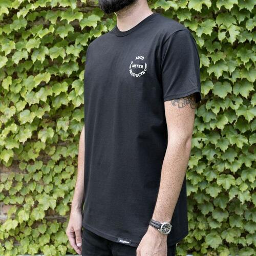 Autometer T-Shirt, Adult Small, Black, 'Vintage', Gear