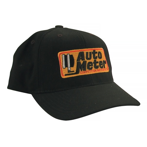 Autometer HAT, SNAP FIT ADJUSTABLE, Black, EMBROIDERed, 'COMPETITION'