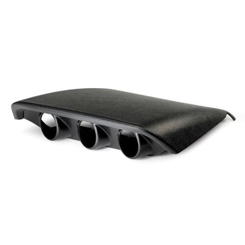 Autometer Gauge Mount, Dash Top, Triple, 2 1/16", Black, Ford Mustang 05-09 S197, Mounting Solutions