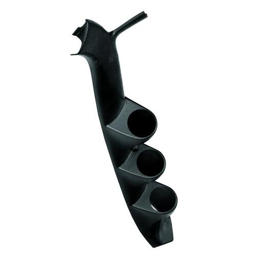 Autometer Gauge Mount, A-Pillar, Full, Triple, 2 1/16", Mustang 87-93 (Coupe) Fox, Mounting Solution