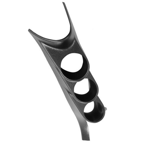 Autometer Gauge Mount, A-Pillar, Full, Triple, 2 1/16", Mustang 05-09 (Coupe) S197, Mounting Solutio
