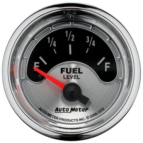GAUGE, FUEL LEVEL, 2 1/16", 16?E TO 158?F, ELEC, AMERICAN MUSCLE