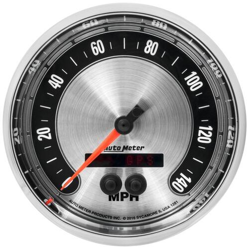 Autometer Gauge, Speedometer, 5", 140Mph, Gps, American Muscle, American Muscle