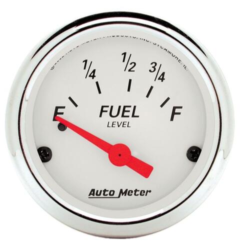 GAUGE, FUEL LEVEL, 2 1/16", 73?E TO 10?F, ELEC, ARCTIC WHITE