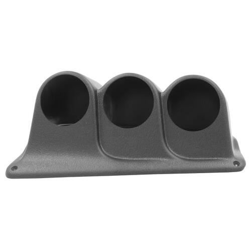 Autometer Gauge Mount, Dash Top, Triple, 2 1/16", Ford Super Duty 99-04, Mounting Solutions