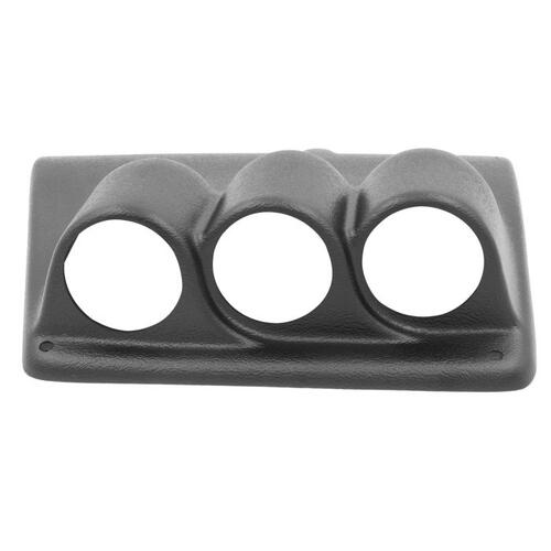 Autometer Gauge Mount, Dash Console Lower, Triple, 2 1/16", Ford Super Duty 99-04, Mounting Solution