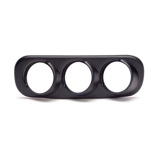 Autometer Gauge Mount, Dash Console Bezel, Triple, 2 1/16", Dodge Ram 03-05, Mounting Solutions