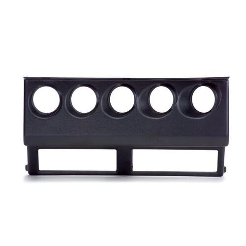 Autometer Gauge Mount, Direct Fit, Gauge Panel (2 1/16" X5), Jeep Wrangler 87-95 Yj, Mounting Soluti
