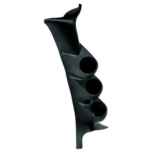 Autometer Gauge Mount, A-Pillar, Full, Triple, 2 1/16", Ford Super Duty 99-07, Mounting Solutions
