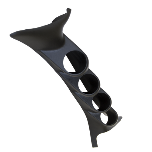 Autometer Gauge Mount, A-Pillar, Full, Quad, 2 1/16", Ford Super Duty 99-07, Mounting Solutions