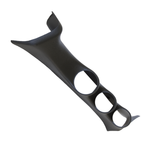 Autometer Gauge Mount, A-Pillar, Full, Triple, 2 1/16", Ford Super Duty 08-10, Mounting Solutions