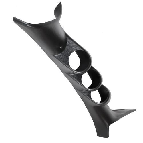 Autometer Gauge Mount, A-Pillar, Replacement, Triple, 2 1/16", Ford F150 04-08, Mounting Solutions