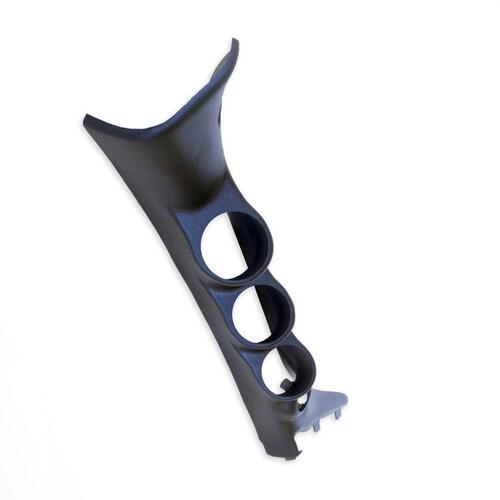 Autometer Gauge Mount, A-Pillar W/Spkr, Replacement, Triple, 2 1/16", Ford F150 09-14, Mounting Solu