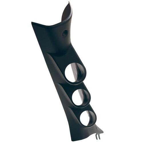 Autometer Gauge Mount, A-Pillar W/Spkr, Replacement, Triple, 2 1/16", Ford F150 15-18, Super Duty 17