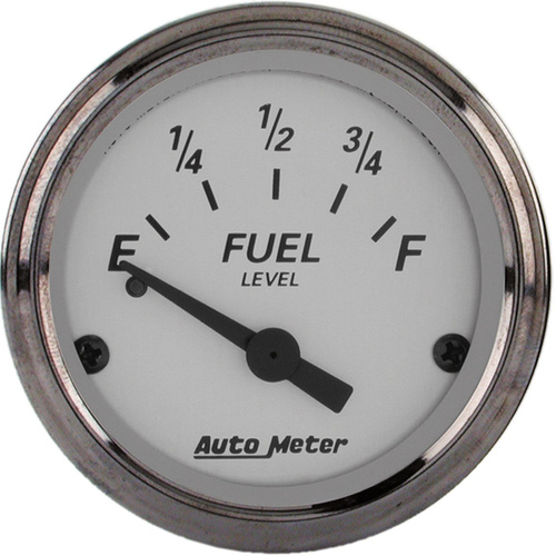 Autometer Gauge, American Platinum, Fuel Level, 2 1/16 in., 0-90 Ohms, Electrical, Each