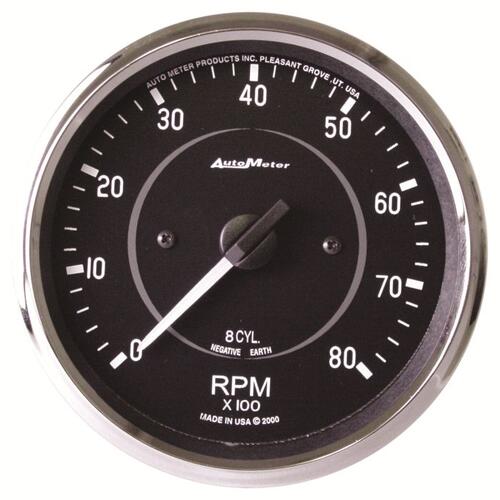 Autometer Gauge, Tachometer, 4", 8K Rpm, In-Dash (8 Cyl Only!), Cobra, Cobra