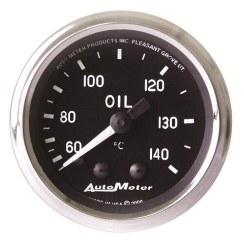 Autometer Gauge, Oil Temp, 2 1/16", 60-140ºc, Mechanical, Cobra, Cobra