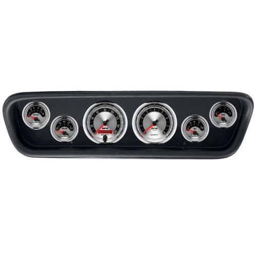 Autometer Direct Fit Dash Kit, (3 3/8" X2, 2 1/16" X4), Ford Mustang 64-65, American Muscle, America