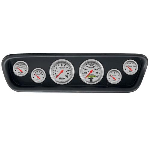 Autometer Direct Fit Dash Kit, (3 3/8" X2, 2 1/16" X4), Ford Mustang 64-65, Ultra-Lite, Ultra-Lite