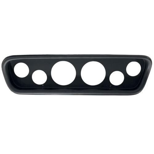 Autometer Gauge Mount, Direct Fit, (3 3/8" X2, 2 1/16" X4), Ford Mustang 64-65, Mounting Solutions