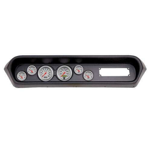 Autometer Direct Fit Dash Kit, (3 3/8" X2, 2 1/16" X4), Pontiac Gto/Lemans 64-65, Ultra-Lite, Ultra-