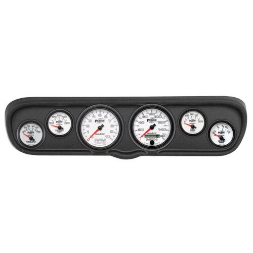 Autometer Direct Fit Dash Kit, (3 3/8" X2, 2 1/16" X4), Ford Mustang 66, Phantom Ii, Phantom Ii