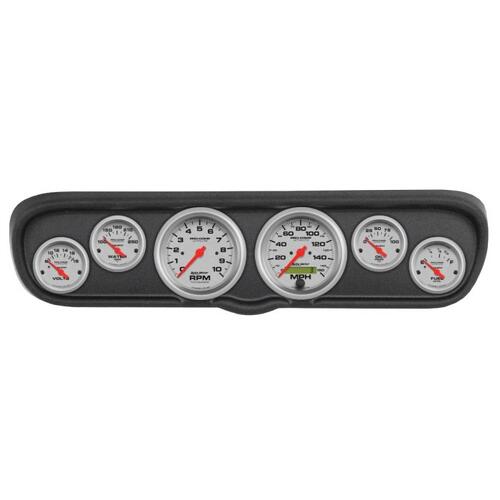 Autometer Direct Fit Dash Kit, (3 3/8" X2, 2 1/16" X4), Ford Mustang 66, Ultra-Lite, Ultra-Lite