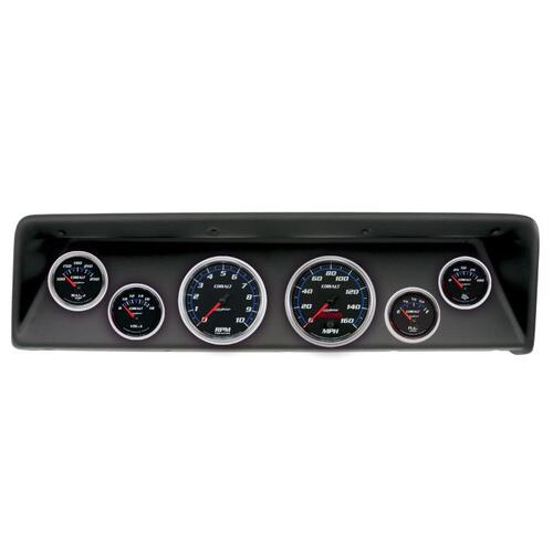 Autometer Direct Fit Dash Kit, (3 3/8" X2, 2 1/16" X4), Chevrolet Nova 66-67, Cobalt, Cobalt