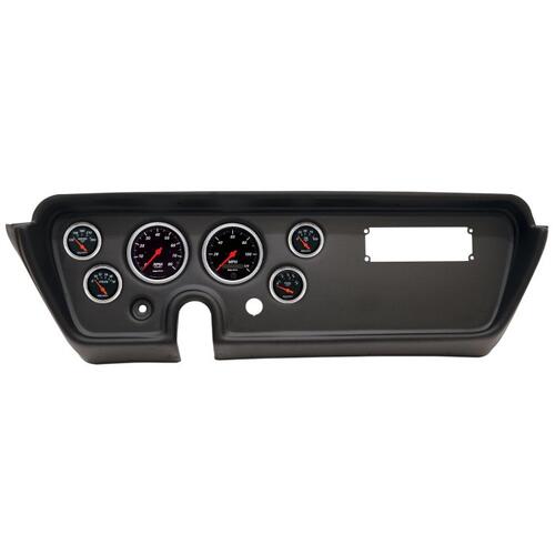 Autometer Direct Fit Dash Kit, (3 3/8" X2, 2 1/16" X4), Pontiac Gto/Lemans 67, Designer Black, Desig
