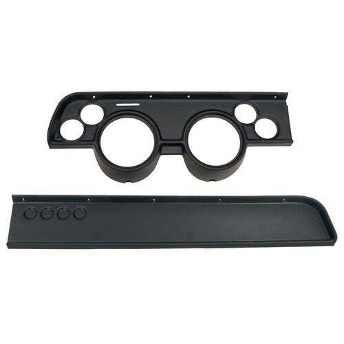 Autometer Gauge Mount, Direct Fit, (5" X2, 2 1/16" X4), Merc Cougar No Ac 67-68, Mounting Solutions