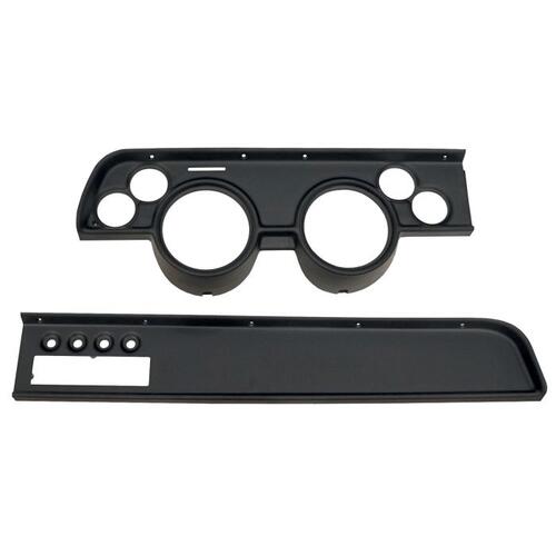Autometer Gauge Mount, Direct Fit, (5" X2, 2 1/16" X4), Merc Cougar Ac 67-68, Mounting Solutions
