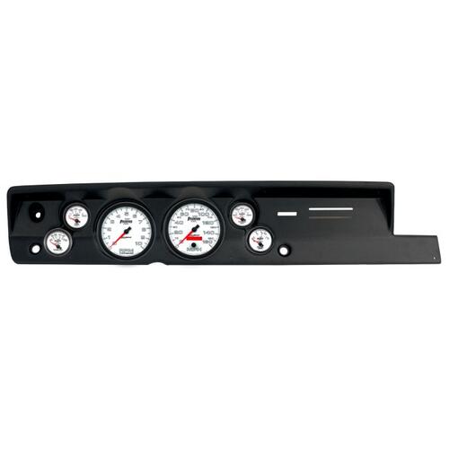Autometer Direct Fit Dash Kit, (5" X2, 2 1/16" X4), Plym Cuda Heat 67-69, Phantom Ii, Phantom Ii