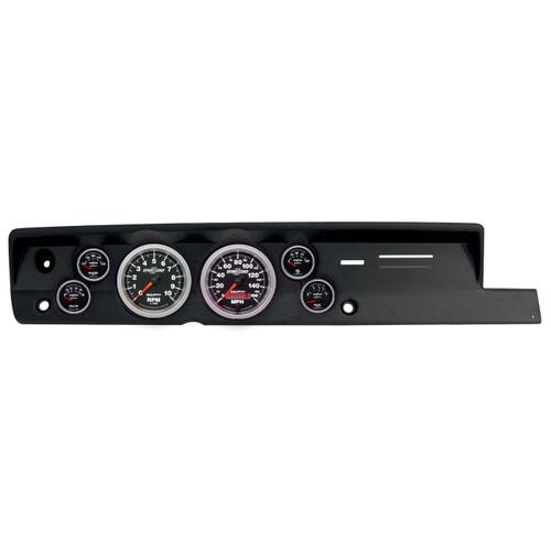 Autometer Direct Fit Dash Kit, (5" X2, 2 1/16" X4), Plym Cuda Heat 67-69, Sport-Comp Ii, Sport-Comp
