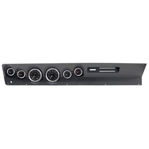 Autometer Direct Fit Dash Kit, (3 3/8" X2, 2 1/16" X4), Dodge Dart 67-69, Chrono, Chrono