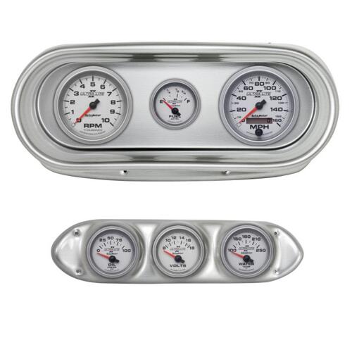 Autometer Direct Fit Dash Kit, Nova 62-65, Tach/Mph/Fuel/Oilp/Wtmp/Volt, Ultra-Lite Ii, Ultra-Lite I