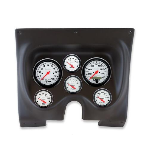 Autometer Direct Fit Dash Kit, Camaro/Firebird 67-68, Tach/Mph/Fuel/Oilp/Wtmp/Volt, Phantom, Phantom