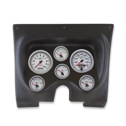 Autometer Direct Fit Dash Kit, Camaro/Firebird 67-68, Tach/Mph/Fuel/Oilp/Wtmp/Volt, Ultra-Lite Ii, U